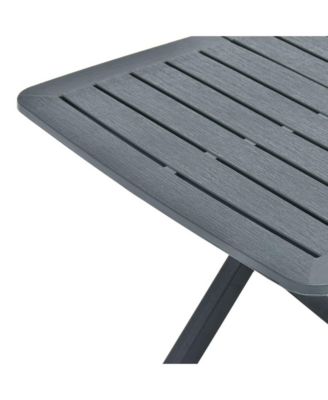 Garden Table Green Plastic Medium Foldable Garden Table