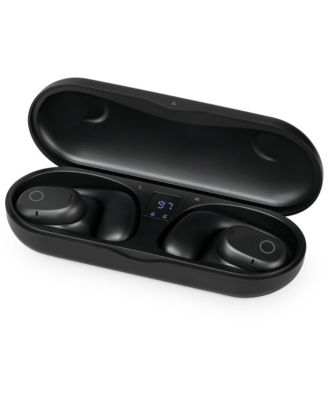 16mm Driver Clear Truly Wireless Open Ear Earbuds, White, IAEBTO34W