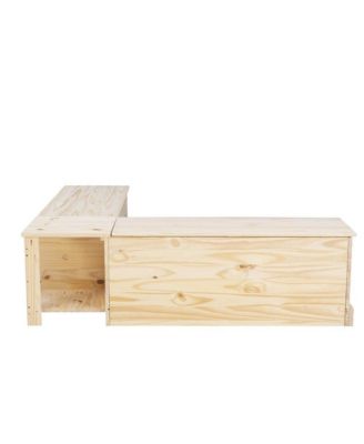 Tobin Backless Nook Unfinished