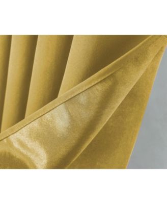 RT Designer Collection Anchorage Blackout Grommet Luxurious Modern Design Curtain Panel 54" x 95" Yellow