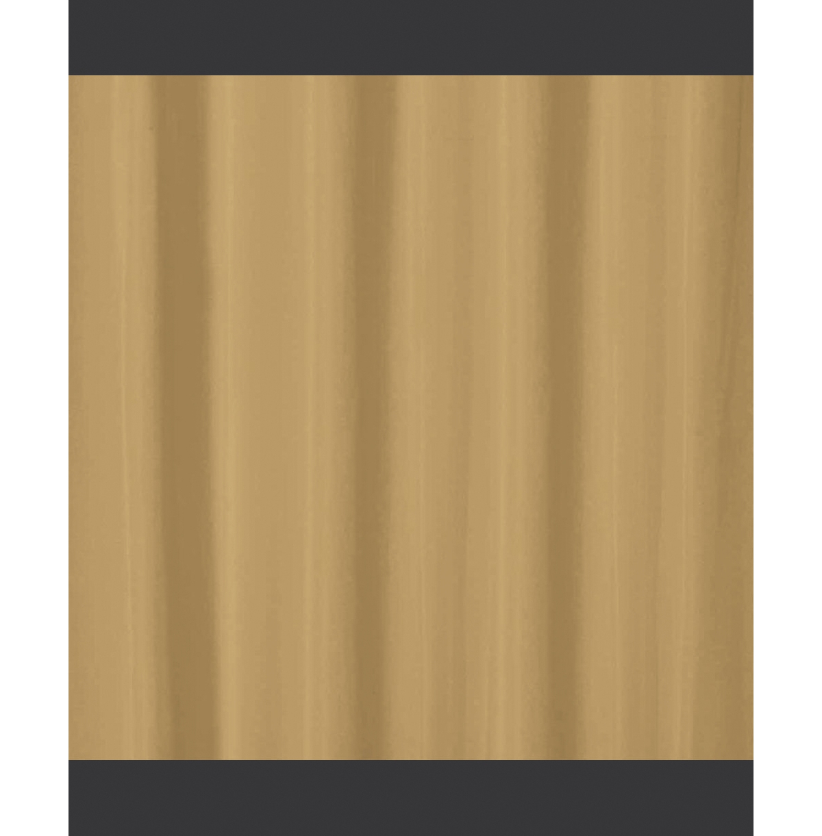 Rt Designers Collection Kennedy Grommet Curtain Panel 54" x Gold