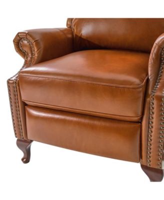 Terecita Traditional Richard Cowhide Genuine Leather Manual Recline