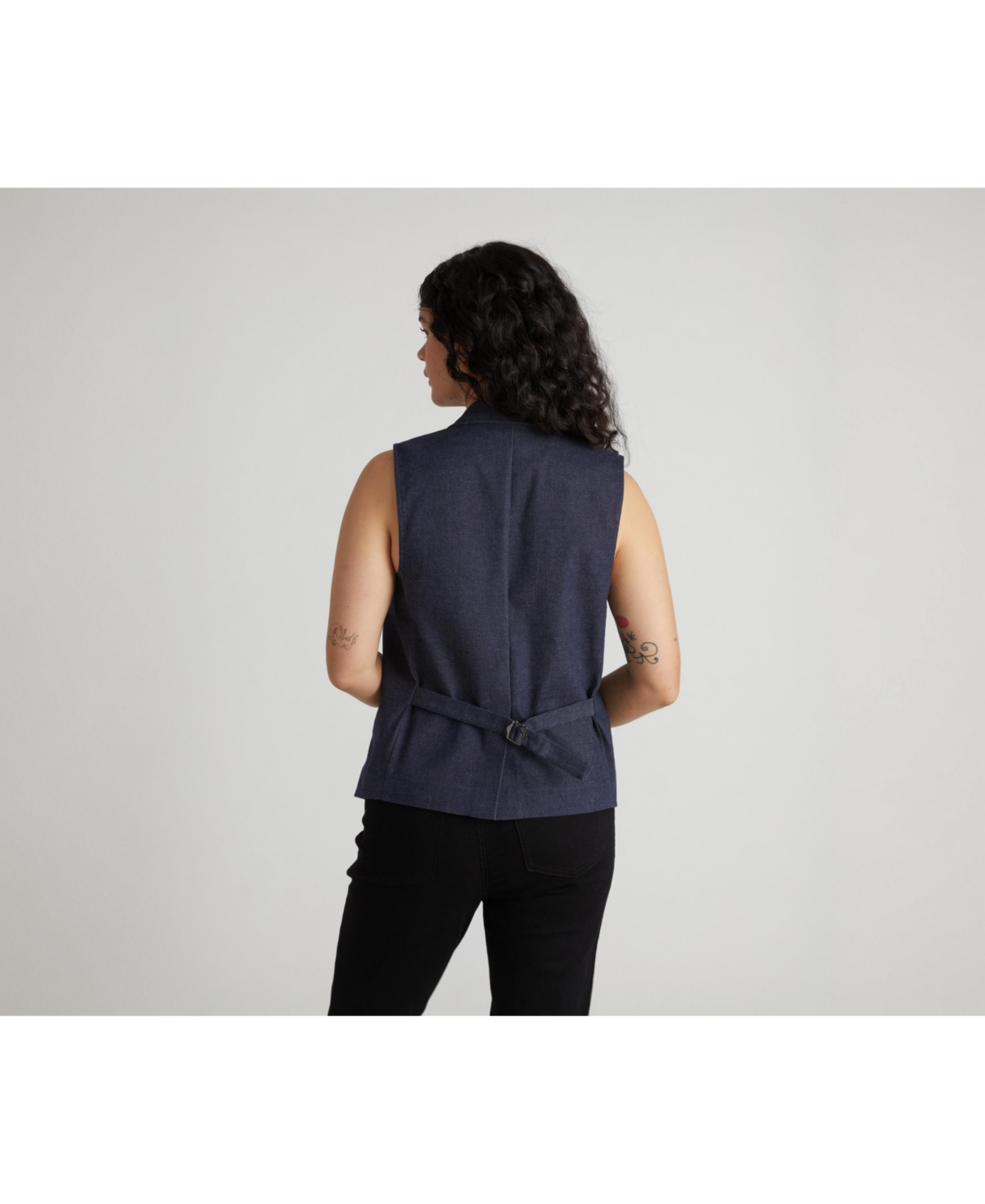 Universal Standard Women's Denim Look Vest