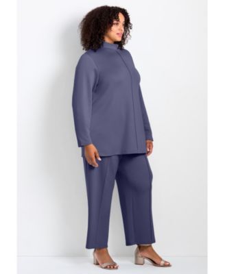 Women's Seamed Wide Leg Pant