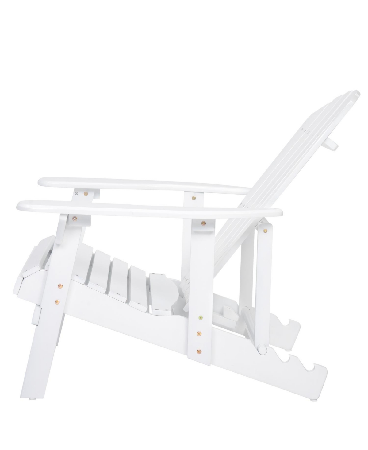 Streamdale Furniture Acacia Wood Folding Adirondack Chair - Rustic Design