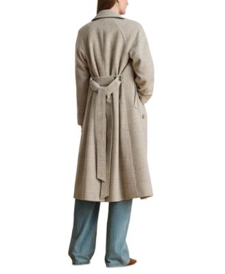 Women's Belted Design Long-Sleeve Coat