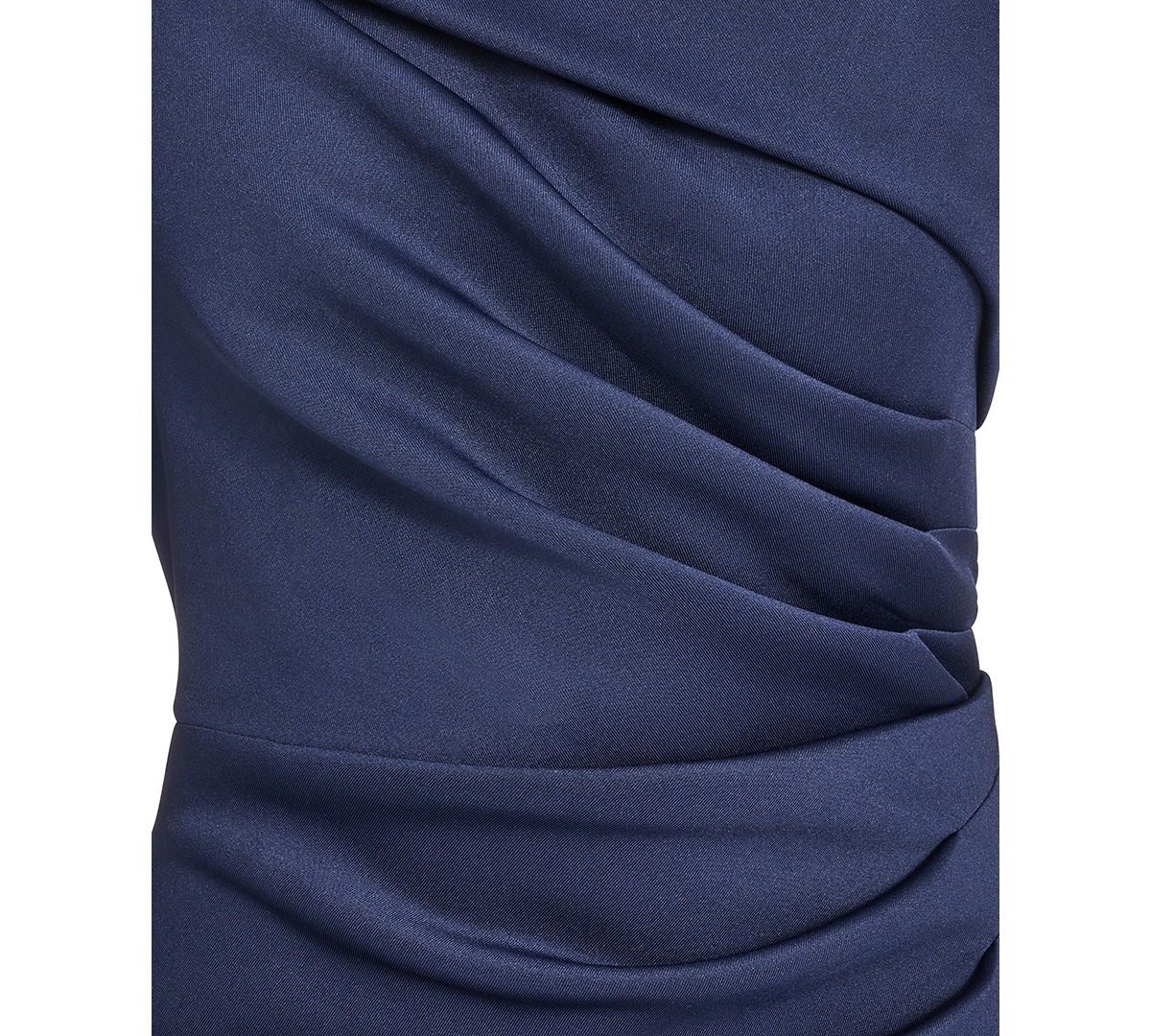 Eliza J Off The Shoulder Fit & Flare Gown In Blue