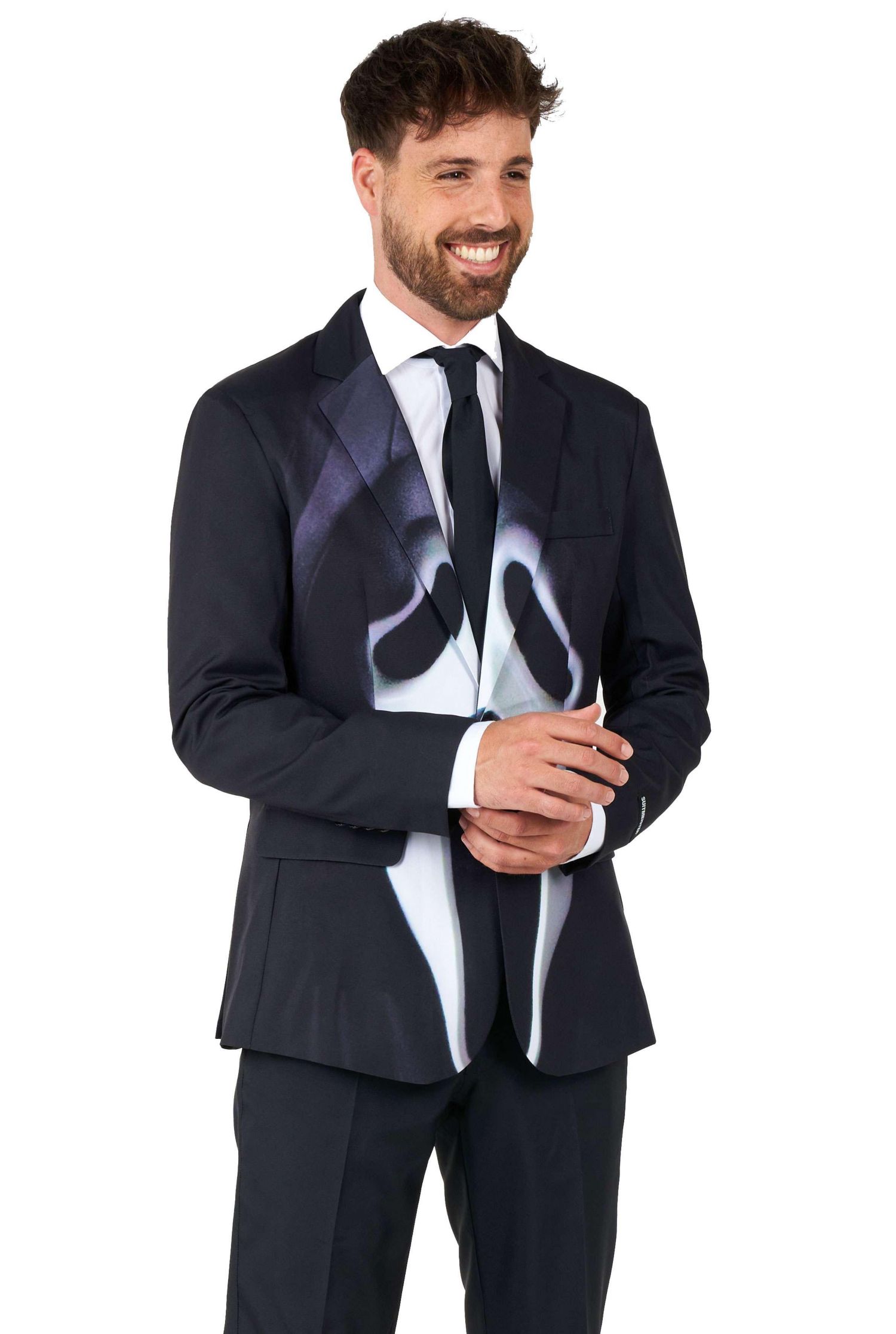 Men's Official GhostFace Suit- Halloween Theme Party Costume - Horror Costume