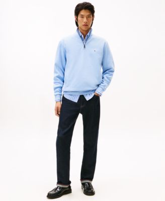 Men's Essential Intechno Knit Regular-Fit Quarter-Zip Sweatshirt