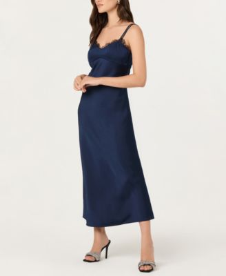 ASTR the Label - Women's Nevaeh Sweetheart Neck Midi Dress