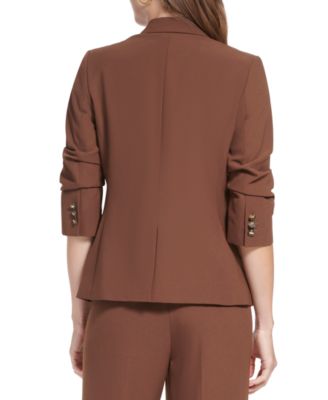 Petite Madison 1-Button Long-Sleeve Jacket