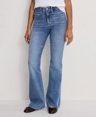 Good American - Women's Slim Fit Flare Leg Jeans