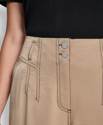 Women's Top Stitch Glazed Dressing Trousers