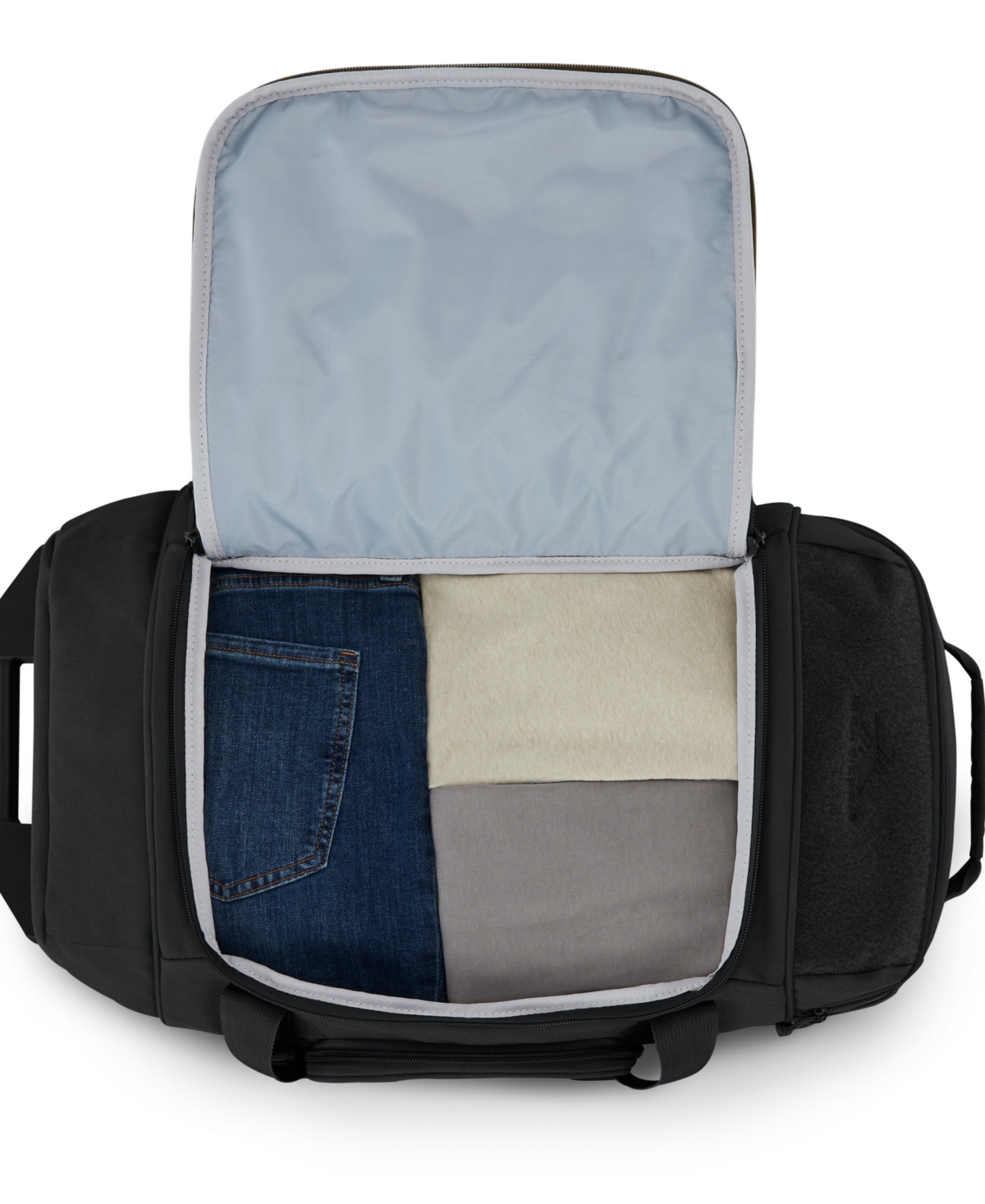 High Sierra Pathsetter 22" Carry-on Wheeled Duffel In Black