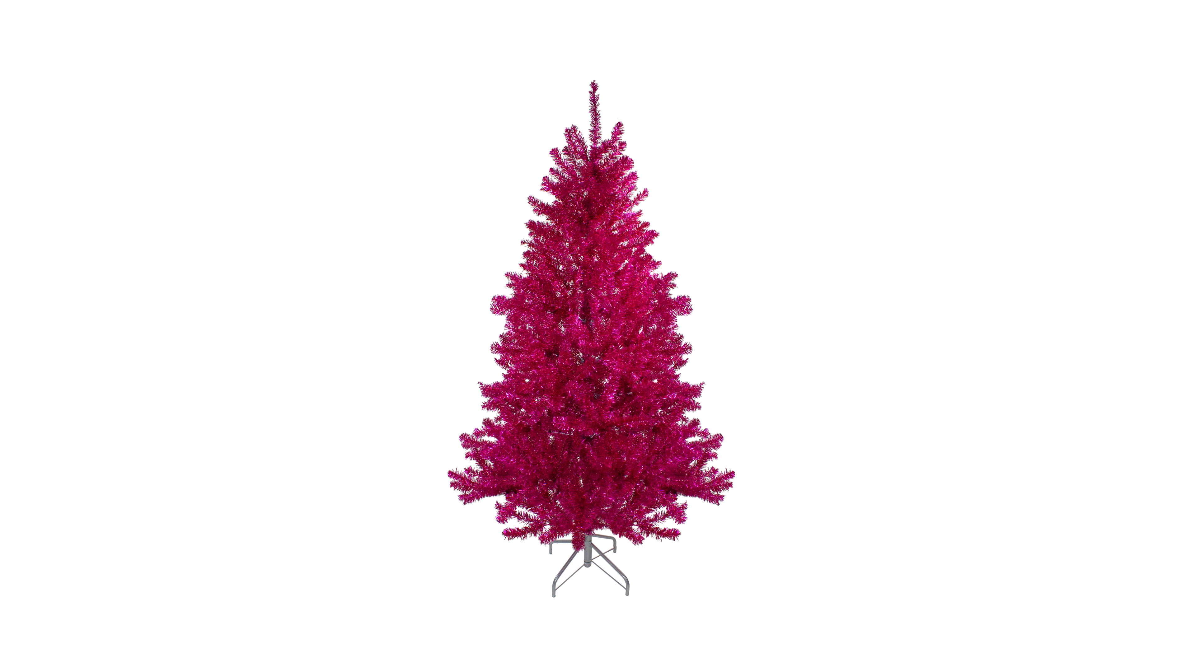 Northlight 6" Metallic Tinsel Artificial Christmas Tree Unlit