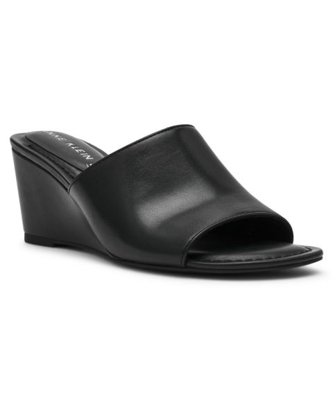 Женские сандалии Anne Klein Charisma Dressy Wedge, цвет: Чёрный