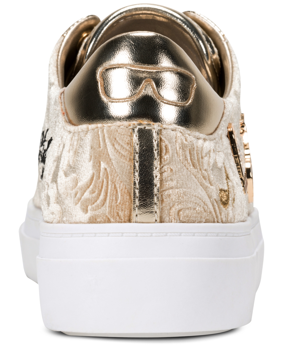 Karl Lagerfeld Paris Women's Cate Rococo Pins Round Toe Sneakers