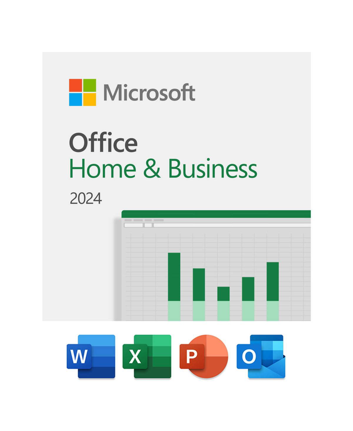 Microsoft Office Home & Business 2024 for Pc/Mac, 1-User, Box Pack