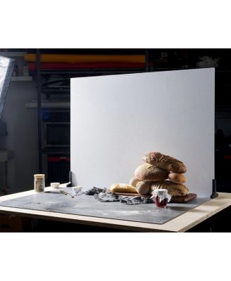 Duo Board - 30x40" Double Sided Surface Board, Raw Concrete/Vintage Plaster