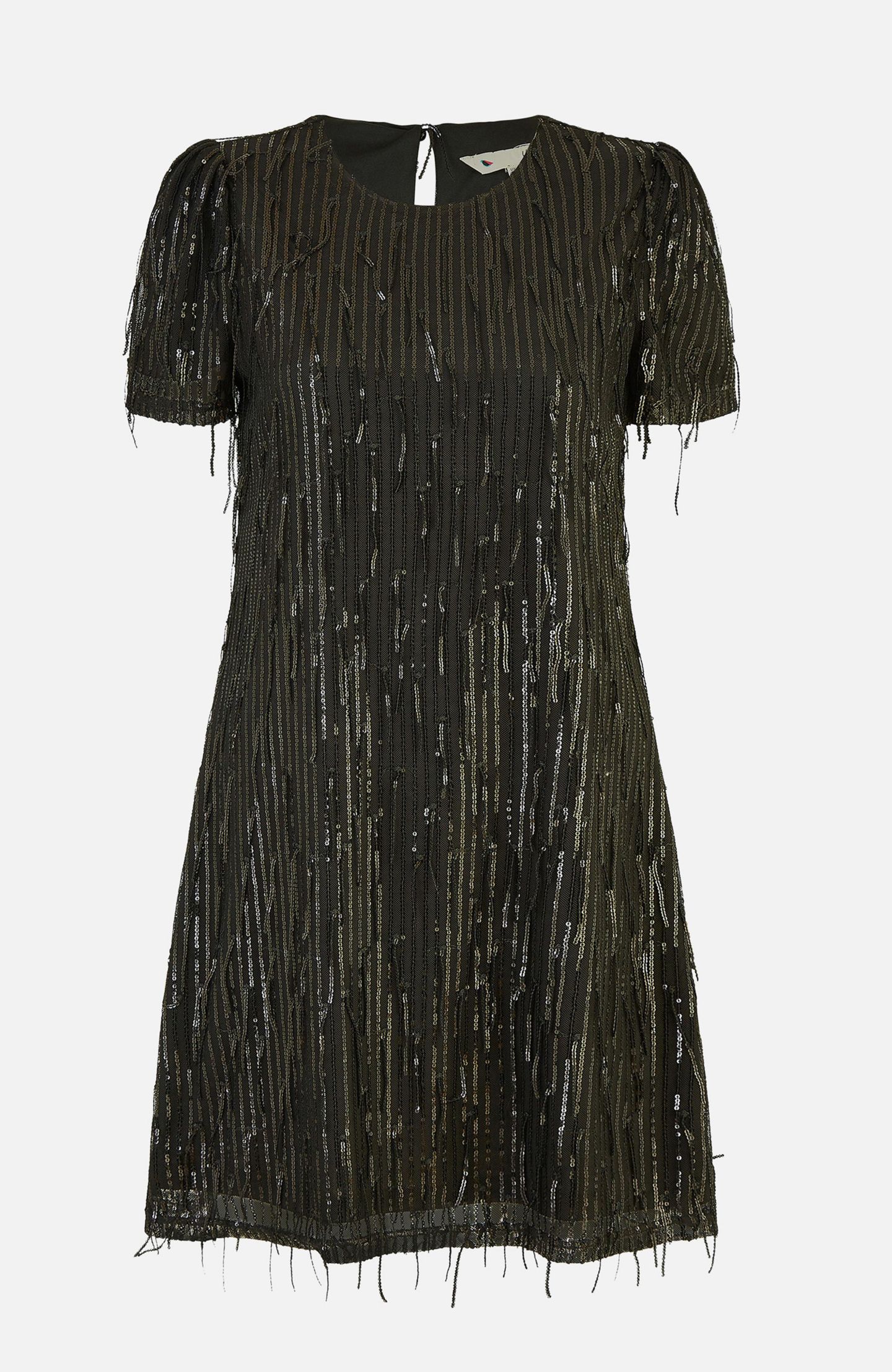 Женское платье Yumi Dripping Sequin Tunic, цвет: Чёрный — фото 8