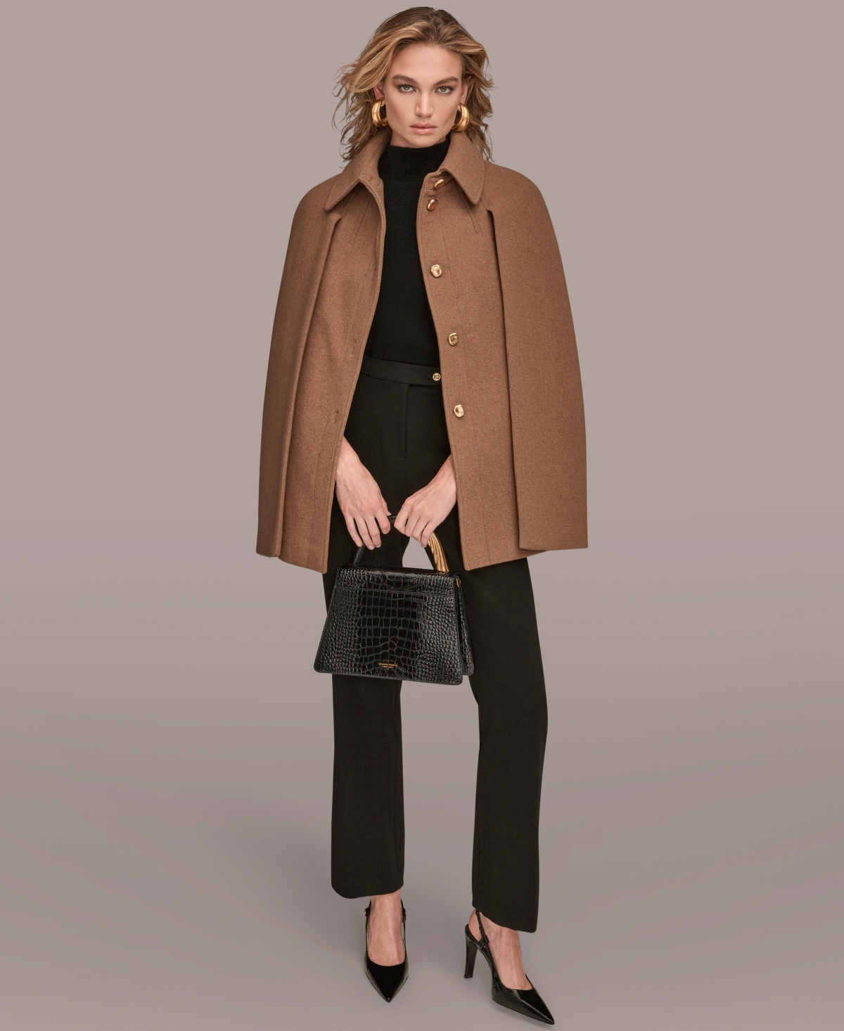 Donna Karan Women's Coat In Brown