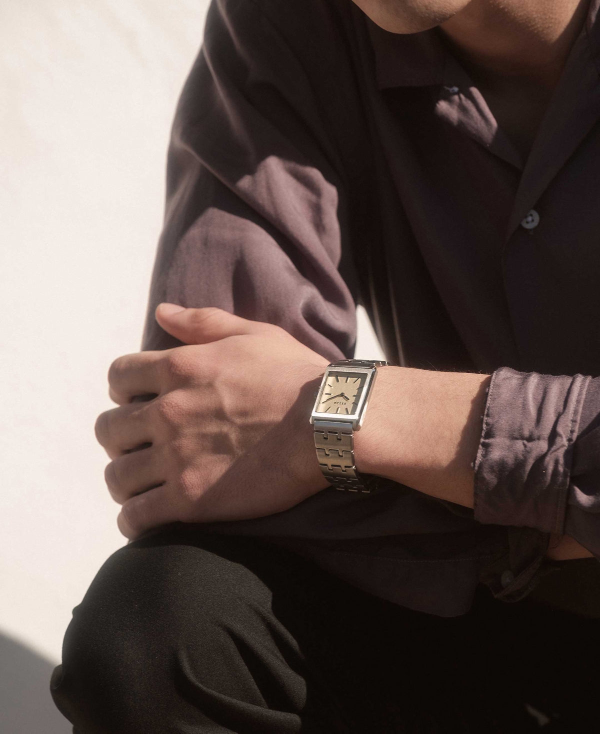 Breda Women's 'Virgil' Silver Stainless Steel Bracelet Watch, 26mm