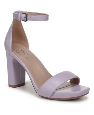 lilac satin square toe ankle strap dress sandals Steve Madden Lilac Square Toe Ankle Strap Dress Sandals, Size 9
