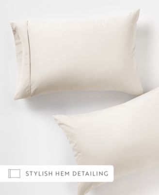 Style Simplified Set of 2 Pillowcase Pair, King