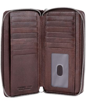 Fifth Avenue RFID Secure Double Zipper Wallet
