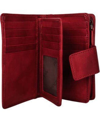 Pelle D'oro RFID Secure Snap Trifold Wallet