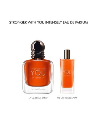 Emporio Armani Men's Stronger With You Intensely Eau de Parfum Spray, 3.4 oz.
