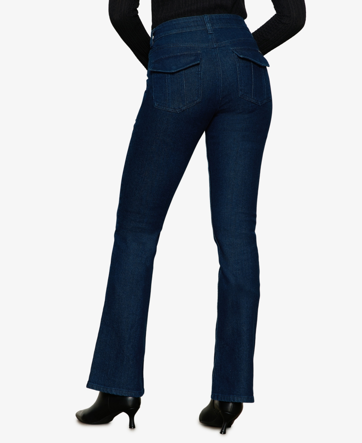 Sanctuary Women's Hayden Mid Rise Bootcut Jean In Blue