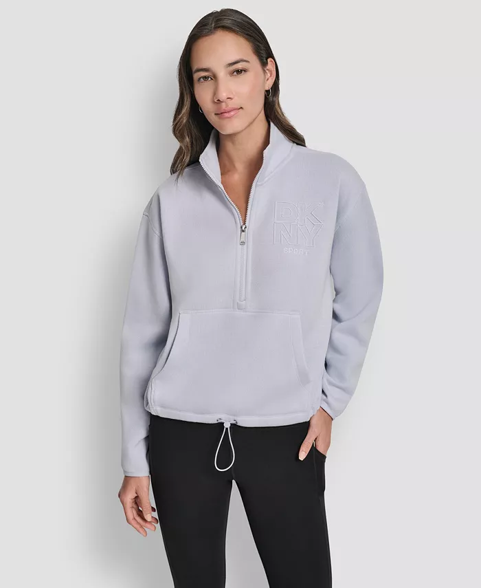 DKNY Women's Half-Zip Long-Sleeve Sweater - thumbnail 6