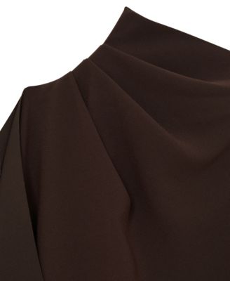 Women's One-Shoulder Draped Mini Dress