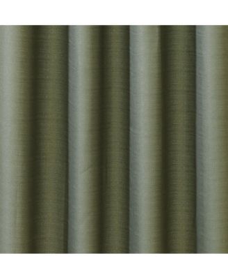 Cameron Light Filtering Slub Textured Exclusive Grommet Curtain Panel 52" x 108" Olive
