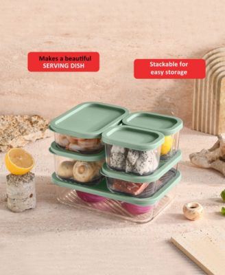 Borosilicate 12-Pc. Food Storage Container Set