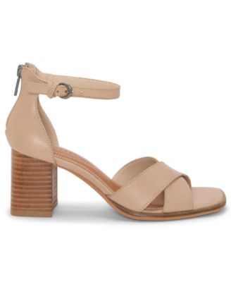 Women's Herrika Stacked Heel Crisscross Dress Sandals