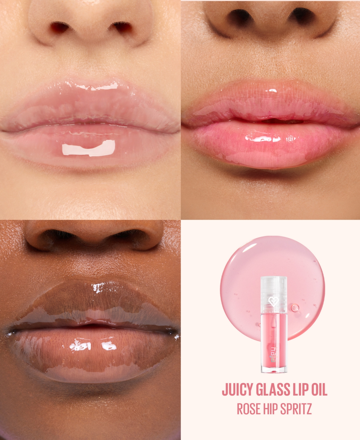 Kaja 4-Pc. Mini Kisses Juicy Glass Lip Oil Set, 0.07 fl. oz