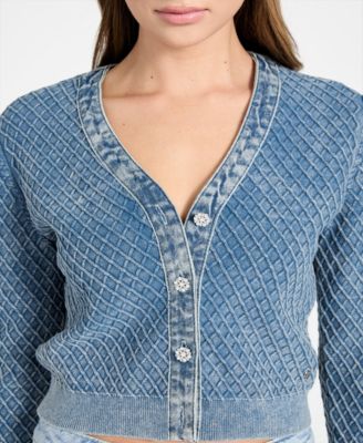 Women's Long-Sleeve V-Neck Lylah Cardigan Sweater