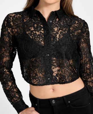 Women's Long-Sleeve Imani Lace Top