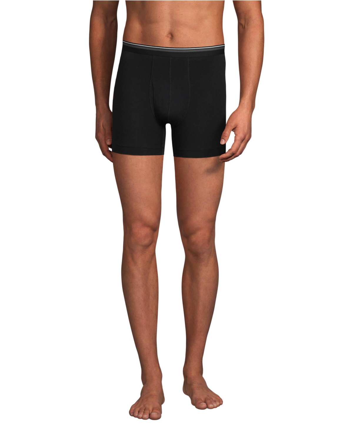 Lands' End Men's Comfort Knit Trunk - 4.5" Inseam 3 Pack