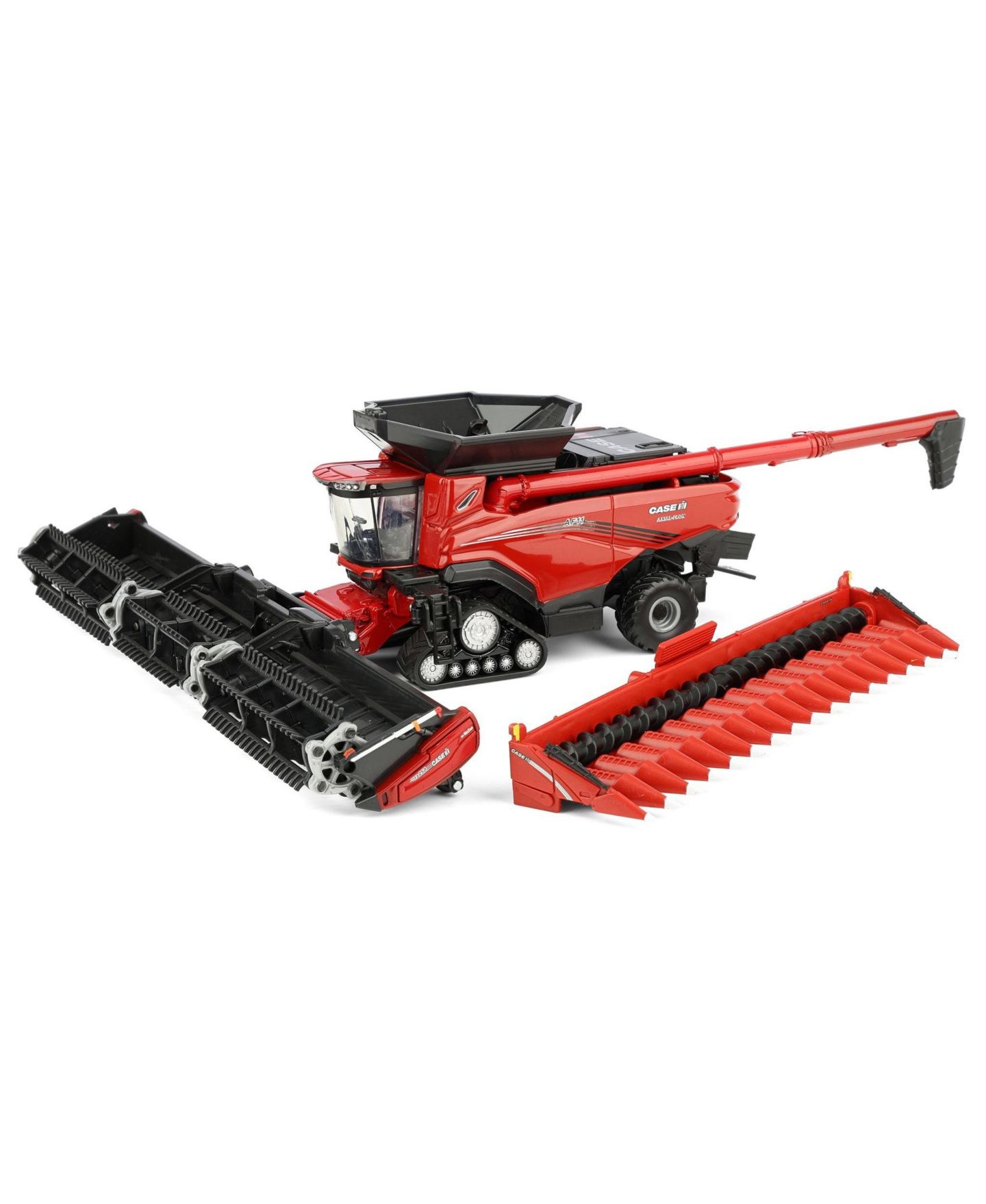 Детская игрушка ERTL 1/64 Case IH Axial-Flow AF11 Prestige with Interchangeable Corn Head and Draper Head Collectible Toy — фото 1