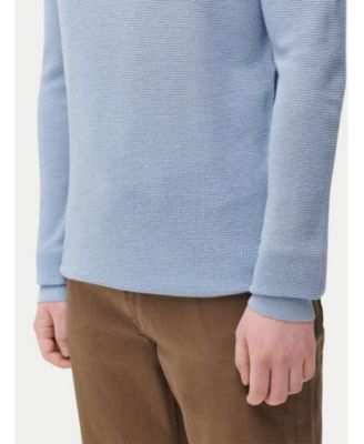 Men's Cashmere Silk Lightweight Sweater Marine