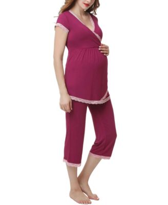 Maternity kimi + kai Nursing 2-Piece Pajama Set