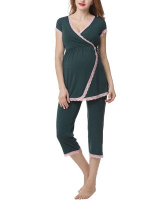 Maternity kimi + kai Nursing 2-Piece Pajama Set
