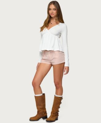 Women's Kenzie Long Sleeve Babydoll Top