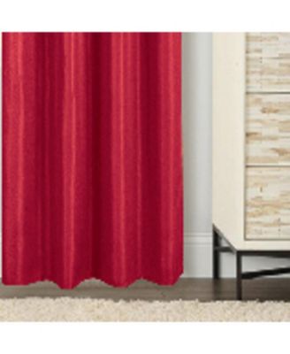 RT Designer Collection Gibson Luxurious Decorative Grommet Curtain Panel 54" x 90" Red