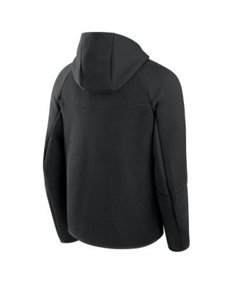 Men's Black USC Trojans Tech Fleece Full-Zip Wind Runner Hoodie