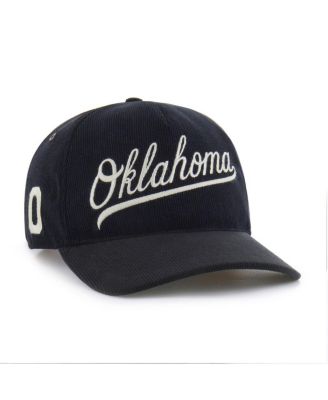 '47 Brand - Men's and Women's Black Oklahoma Sooners Collections Golden Age Corduroy Hitch Adjustable Hat