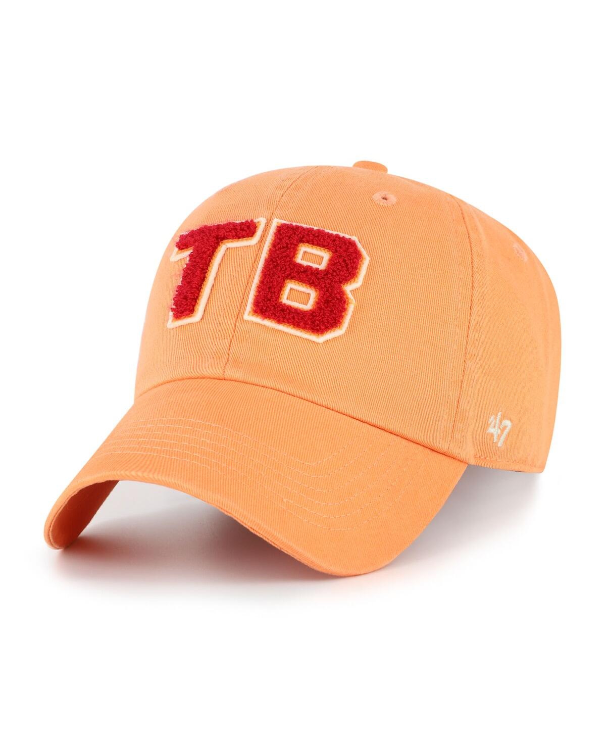 47 Brand Women's Orange Tampa Bay Buccaneers Zoey Clean Up Adjustable Hat In Orange